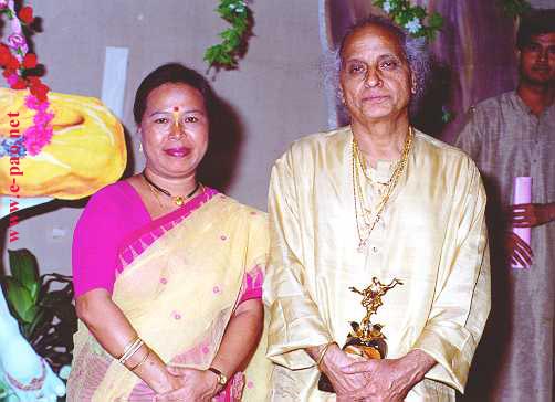 Smt. L Mema with Pandit Jasraj