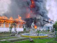  Manipur Assembly Building in Flames
