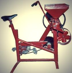 Surendranath's Invention  - The Pedal Operated Rice Mill.