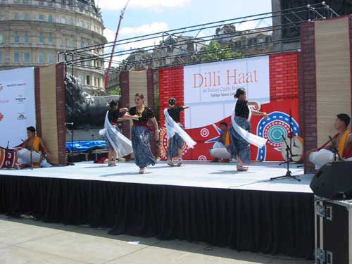 Martial Art Dance at Dilli Haat, London 2005