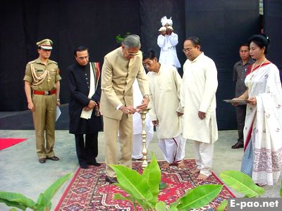 Shri Ved Marwah, Governor of Manipur Inaugurating  Festival of Dance & Music