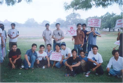 Manipuri Youths & Students Organisation, Mysore Rally, Mysore Rally - August 13, 2004