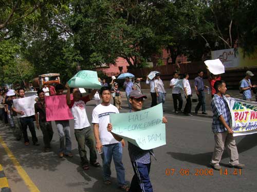 Silent Rally Against The Tipaimuk Dam In New Delhi