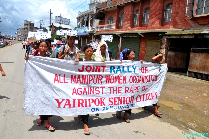 Mass Rally / Public meeting protesting crime against women and children :: June 29, 2013