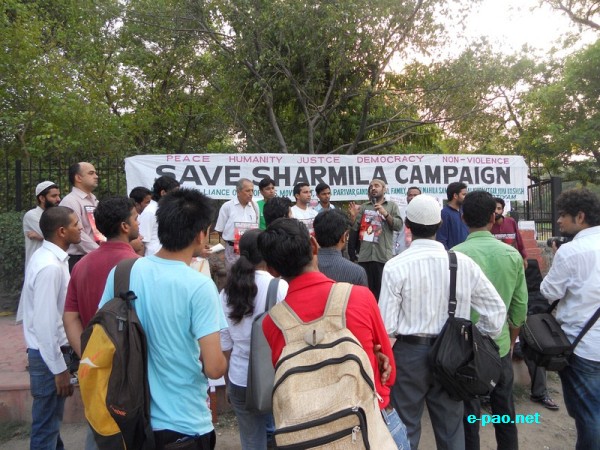 Save Sharmila Campaign at Delhi