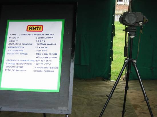 AR equipment display and arms mela