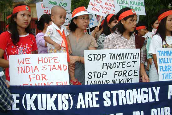 Anti-Tamanthi Dam Protest, New Delhi