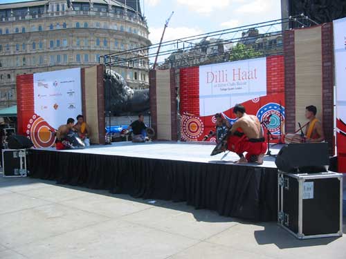Martial Art Dance at Dilli Haat, London 2005