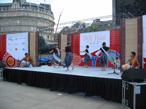 Martial Art Dance at Dilli Haat, London 2005