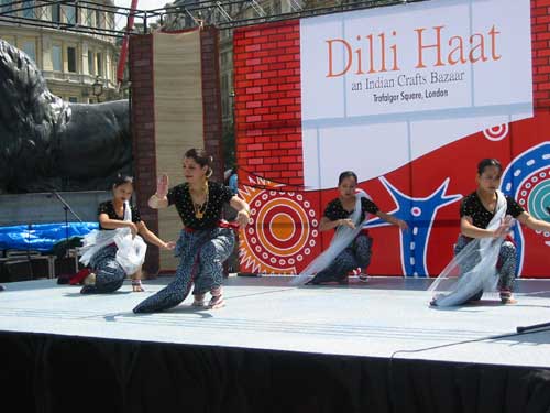 Martial Art Dance at Dilli Haat, London 2005