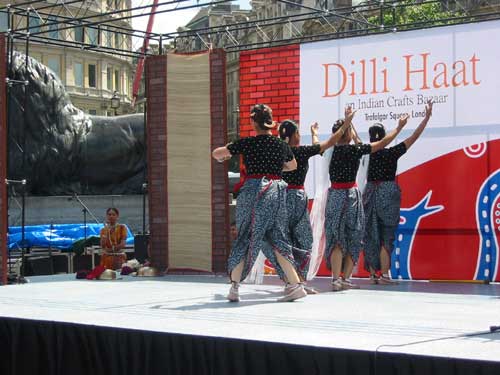Martial Art Dance at Dilli Haat, London 2005