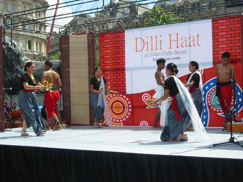 Martial Art Dance at Dilli Haat, London 2005