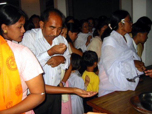 Krishna Janmasthami at ISKCON, Imphal - September 07, 2004