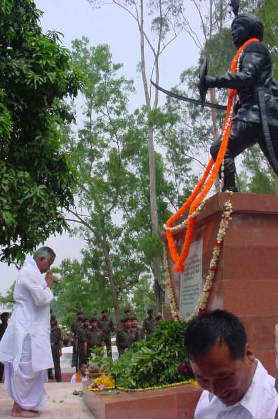 Tribute to martyrs of Khongjom War 1891