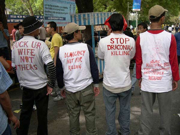 Mass rally at Delhi for revocation of the Armed Forces Special Powers Act