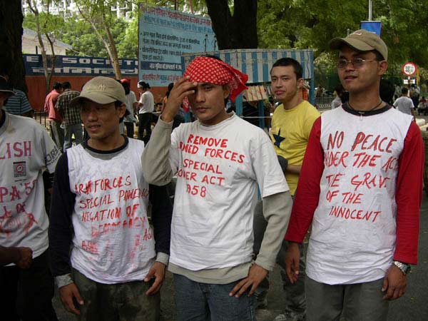 Mass rally at Delhi for revocation of the Armed Forces Special Powers Act
