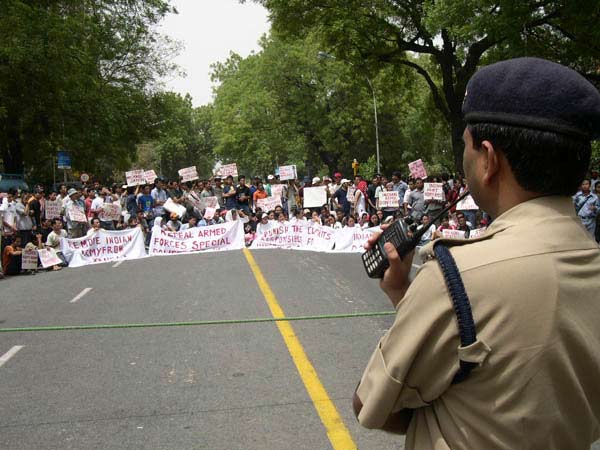 Mass rally at Delhi for revocation of the Armed Forces Special Powers Act