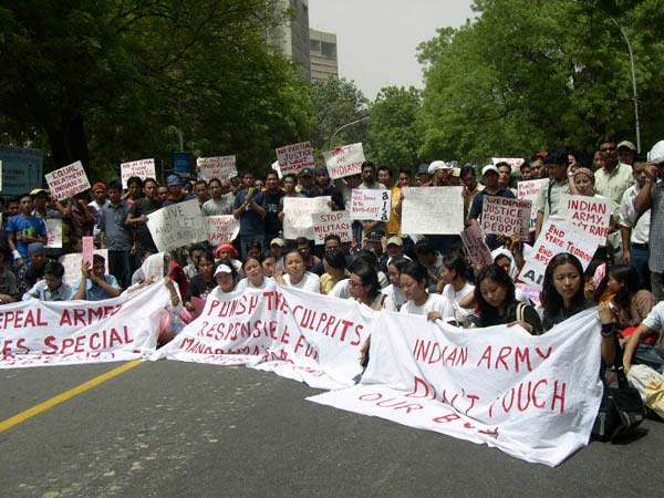 Mass rally at Delhi for revocation of the Armed Forces Special Powers Act
