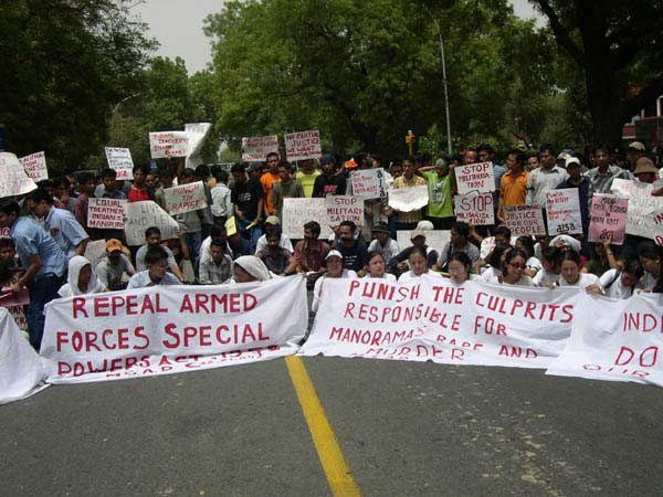 Mass rally at Delhi for revocation of the Armed Forces Special Powers Act