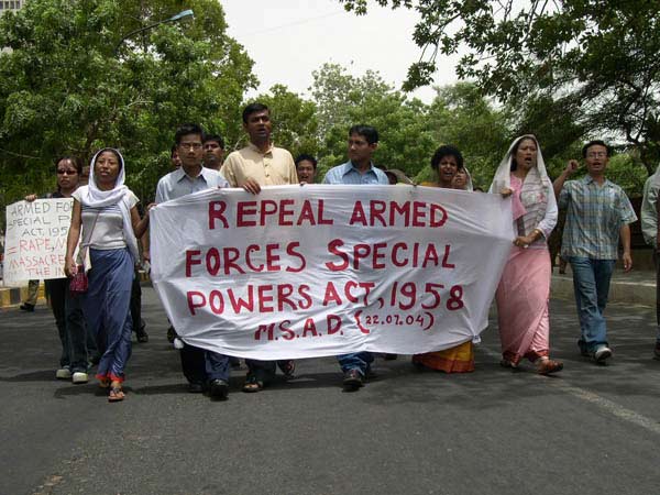 Mass rally at Delhi for revocation of the Armed Forces Special Powers Act