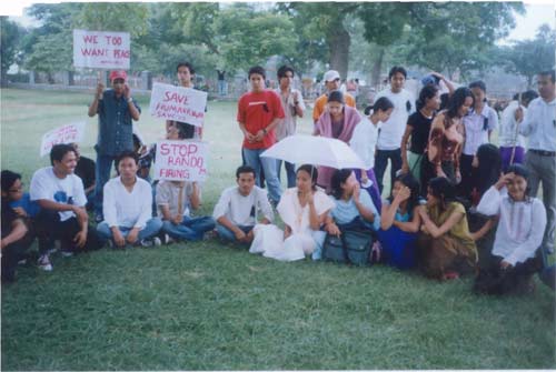 Manipuri Youths & Students Organisation, Mysore Rally, Mysore Rally - August 13, 2004