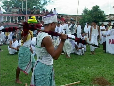 Symbolic last rites of Pebam Chittaranjan - Aug 21, 2004