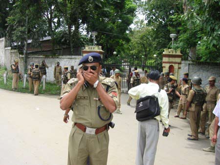 Protest against killing of Manorama by Assam Rifles - July 2004