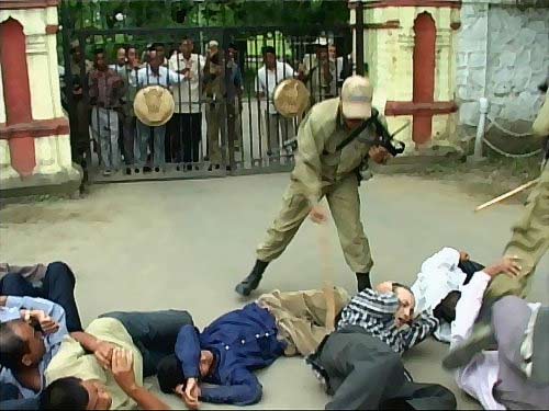 Protest against killing of Manorama by Assam Rifles - July 2004