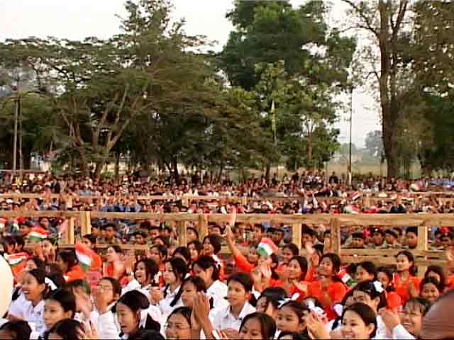 PM Manmohan Singh maiden visit to Manipur - 20 November 2004