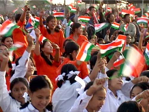 PM Manmohan Singh maiden visit to Manipur - 20 November 2004