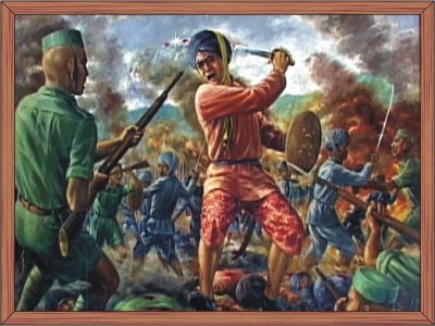 The battle of Khongjom - RKCS Painting