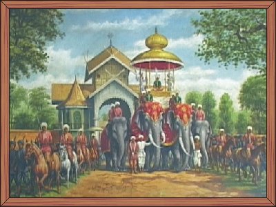 Jila Durbar in the Kingdom of Manipur in early 1900s