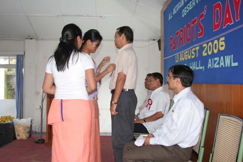 Patriots Day (13 August) Celebration :: AMMA, Aizawl,Mizoram 2006
