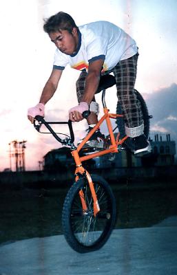 URH BMX Rider at Autumn Festival, Shillong, 2005
