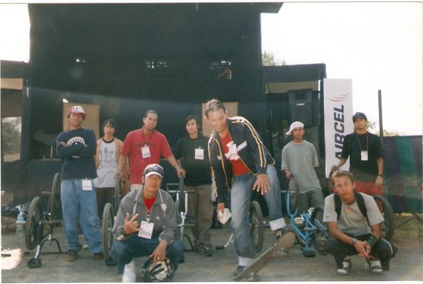 URH BMX Rider at Autumn Festival, Shillong, 2005