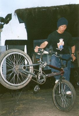 URH BMX Rider at Autumn Festival, Shillong, 2005