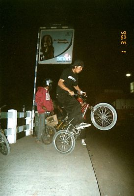 URH BMX Rider at Autumn Festival, Shillong, 2005