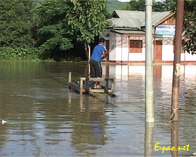 Flood in Manipur - 2002