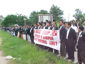 General Strike against the extension of NSCN Ceasefire into Manipur Territory