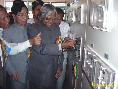 Inauguration of Heavy Fuel Power Plant at Leimakhong - 5th October, 2002