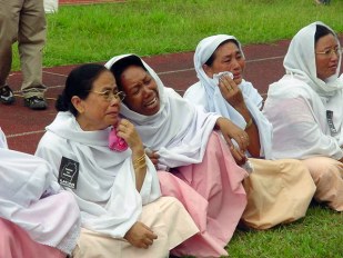 Mass Mourning at Khuman Lampak Sports complex on July 29 2001