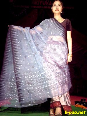 Rashida Sahnis creations showcased on May 17 at GM Hall, Imphal