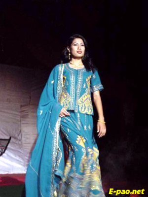 Rashida Sahnis creations showcased on May 17 at GM Hall, Imphal