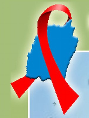 AIDS Logo, Manipur State AIDS Control Society, Imphal, Manipur