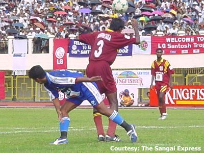 LG Santosh Trophy 2002  -  Quarter Final League Round