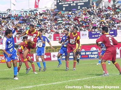 LG Santosh Trophy 2002  -  Quarter Final League Round