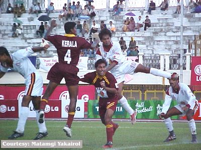 LG Santosh Trophy 2002  -  Quarter Final League Round
